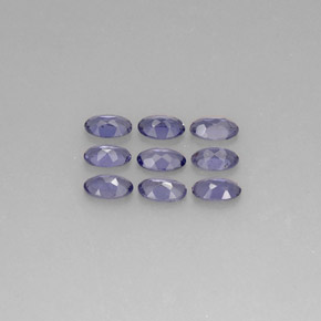  ct natürliche blauer Iolith-Edelsteine, Oval Schliff, VS
