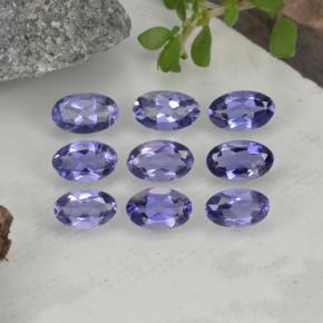 1,70 ct natürliche blauer Iolith-Edelsteine, Oval Schliff, VS