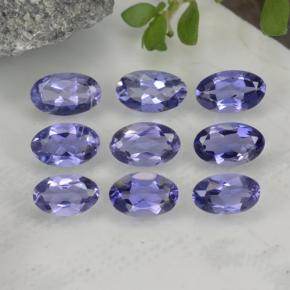 1,70 ct natürliche blauer Iolith-Edelsteine, Oval Schliff, VS
