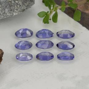 1,70 ct natürliche blauer Iolith-Edelsteine, Oval Schliff, VS
