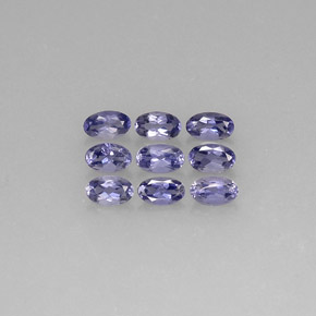  ct natürliche blauer Iolith-Edelsteine, Oval Schliff, VS