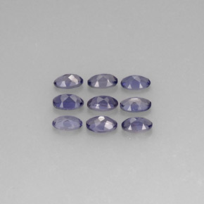  ct natürliche violett-blau Iolith-Edelsteine, Oval Schliff, VS