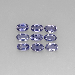  ct natürliche blauer Iolith-Edelsteine, Oval Schliff, VS