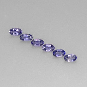  ct natürliche blauer Iolith-Edelsteine, Oval Schliff, VS