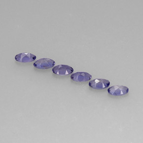  ct natürliche blauer Iolith-Edelsteine, Oval Schliff, VS