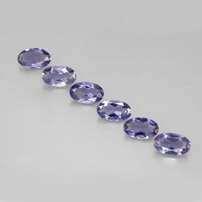 ct natürliche blauer Iolith-Edelsteine, Oval Schliff, VS