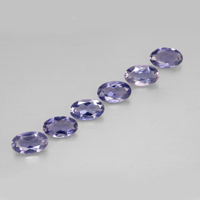  ct natürliche blauer Iolith-Edelsteine, Oval Schliff, VS