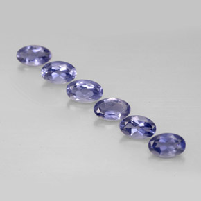  ct natürliche blauer Iolith-Edelsteine, Oval Schliff, VS