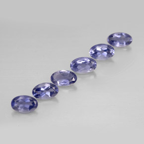  ct natürliche blauer Iolith-Edelsteine, Oval Schliff, VS