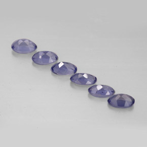  ct natürliche blauer Iolith-Edelsteine, Oval Schliff, VS