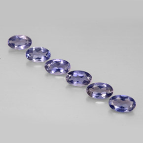 ct natürliche blauer Iolith-Edelsteine, Oval Schliff, VS