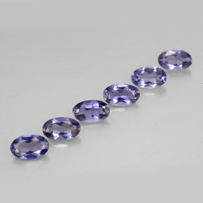  ct natürliche blauer Iolith-Edelsteine, Oval Schliff, VS