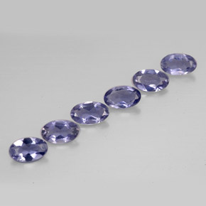 ct natürliche blauer Iolith-Edelsteine, Oval Schliff, VS