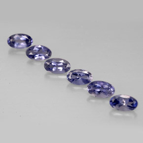  ct natürliche blauer Iolith-Edelsteine, Oval Schliff, VS