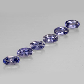  ct natürliche blauer Iolith-Edelsteine, Oval Schliff, VS
