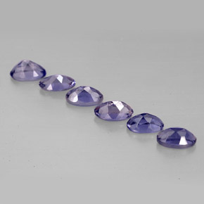  ct natürliche blauer Iolith-Edelsteine, Oval Schliff, VS