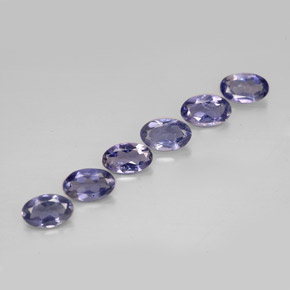  ct natürliche blauer Iolith-Edelsteine, Oval Schliff, VS