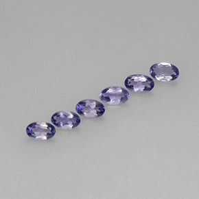  ct natürliche blauer Iolith-Edelsteine, Oval Schliff, VS