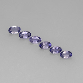  ct natürliche blauer Iolith-Edelsteine, Oval Schliff, VS
