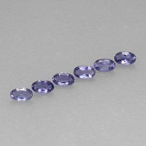  ct natürliche blauer Iolith-Edelsteine, Oval Schliff, VS