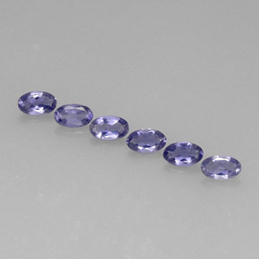  ct natürliche blauer Iolith-Edelsteine, Oval Schliff, VS