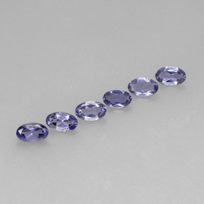  ct natürliche blauer Iolith-Edelsteine, Oval Schliff, VS
