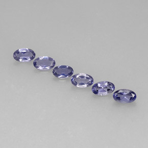  ct natürliche blauer Iolith-Edelsteine, Oval Schliff, VS