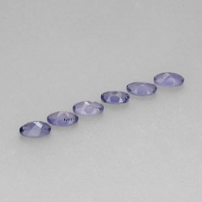  ct natürliche blauer Iolith-Edelsteine, Oval Schliff, VS