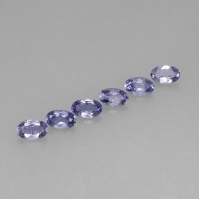  ct natürliche blauer Iolith-Edelsteine, Oval Schliff, VS