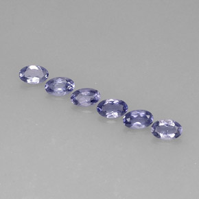  ct natürliche blauer Iolith-Edelsteine, Oval Schliff, VS