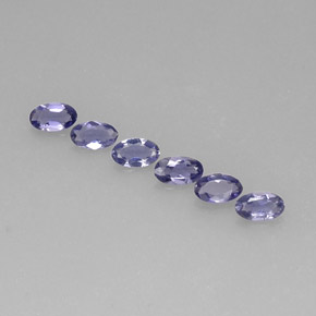  ct natürliche blauer Iolith-Edelsteine, Oval Schliff, VS
