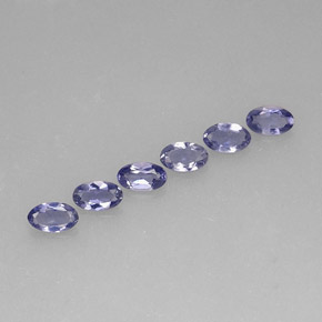  ct natürliche blauer Iolith-Edelsteine, Oval Schliff, VS
