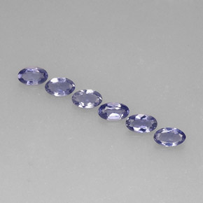  ct natürliche blauer Iolith-Edelsteine, Oval Schliff, VS