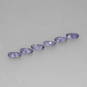  ct natürliche blauer Iolith-Edelsteine, Oval Schliff, VS
