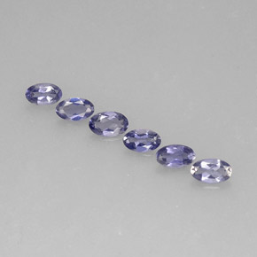  ct natürliche blauer Iolith-Edelsteine, Oval Schliff, VS
