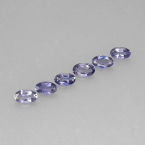  ct natürliche blauer Iolith-Edelsteine, Oval Schliff, VS