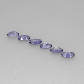  ct natürliche blauer Iolith-Edelsteine, Oval Schliff, VS