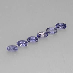  ct natürliche blauer Iolith-Edelsteine, Oval Schliff, VS