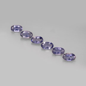  ct natürliche blauer Iolith-Edelsteine, Oval Schliff, VS