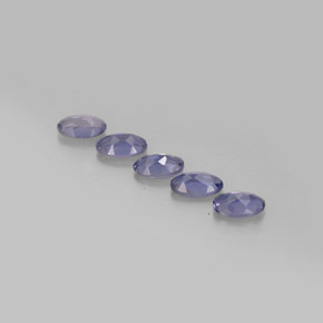  ct natürliche blauer Iolith-Edelsteine, Oval Schliff, VS