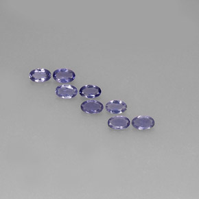  ct natürliche blauer Iolith-Edelsteine, Oval Schliff, VS