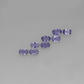 ct natürliche blauer Iolith-Edelsteine, Oval Schliff, VS
