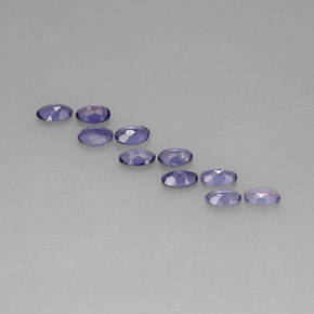  ct natürliche violett-blau Iolith-Edelsteine, Oval Schliff, VS