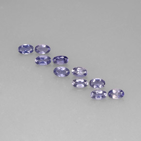 1,93 ct natürliche blauer Iolith-Edelsteine, Oval Schliff, VS