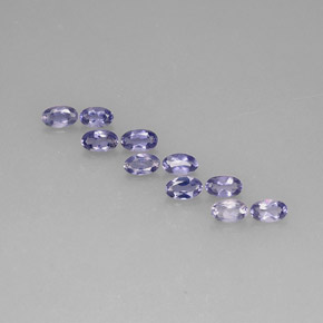  ct natürliche blauer Iolith-Edelsteine, Oval Schliff, VS