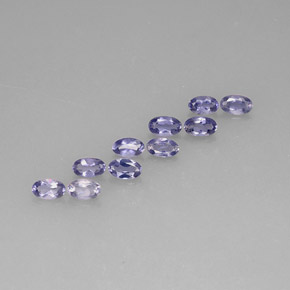 ct natürliche blauer Iolith-Edelsteine, Oval Schliff, VS