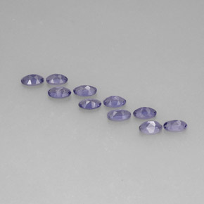  ct natürliche blauer Iolith-Edelsteine, Oval Schliff, VS