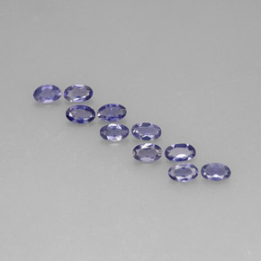  ct natürliche blauer Iolith-Edelsteine, Oval Schliff, VS