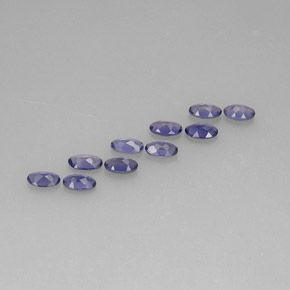 ct natürliche blauer Iolith-Edelsteine, Oval Schliff, VS