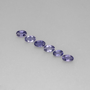  ct natürliche blauer Iolith-Edelsteine, Oval Schliff, VS